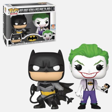 Funko-Pop-Dc-Batman-White-Knight-Batman-and-Joker-2-Pack - Kaboom Collectibles