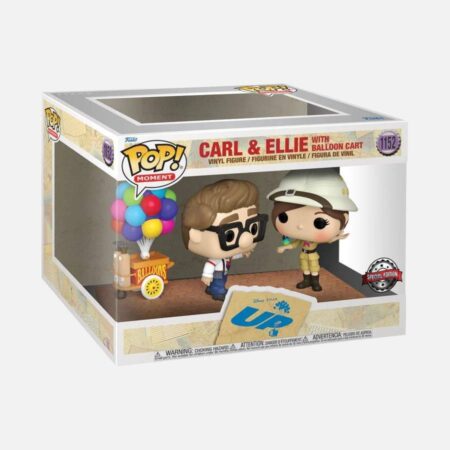 Funko-Pop-Disney-Moment-Up-Carl-Ellie-With-Balloon-Cart-Exclusive-1152-1 - Kaboom Collectibles