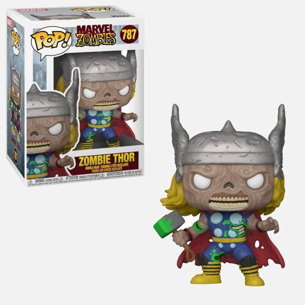 Funko-Pop-Marvel-Zombies-Thor-Bobble-Head-787-1 - Kaboom Collectibles
