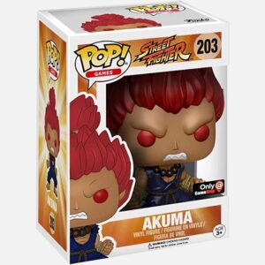 Funko-Pop-Street-Fighter-Akuma-Only-at-Game-Shop-203-1 - Kaboom Collectibles