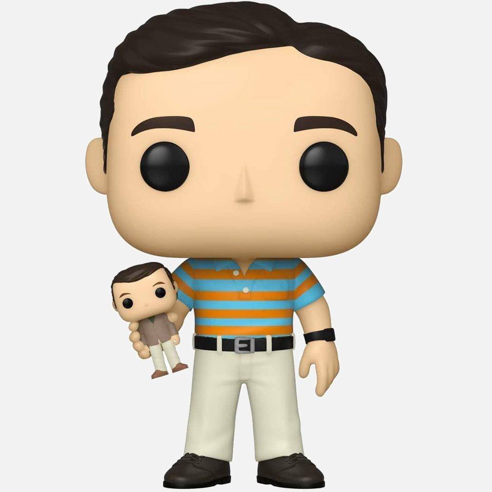 Funko-Pop-the-40-Year-Old-Virgin-Andy-Holding-Oscar-1064 - Kaboom Collectibles
