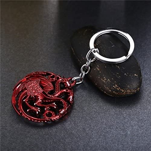 Game-of-Thrones-Keychain-a-Song-of-Ice-Targaryen-House-Red-With-Blister-Card-Packaging-2 - Kaboom Collectibles