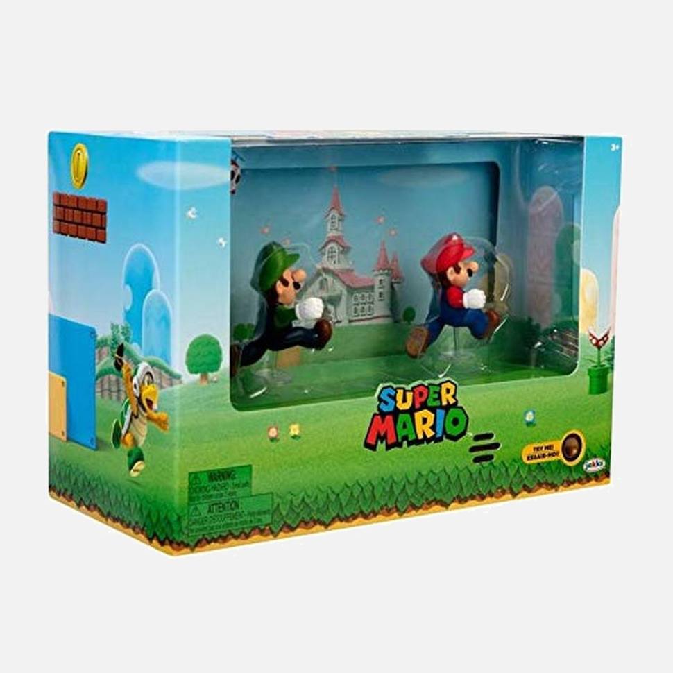 Mario-and-Luigi-Figures-With-Interactive-Background-Sound-Summer-Convention-2020-1 - Kaboom Collectibles