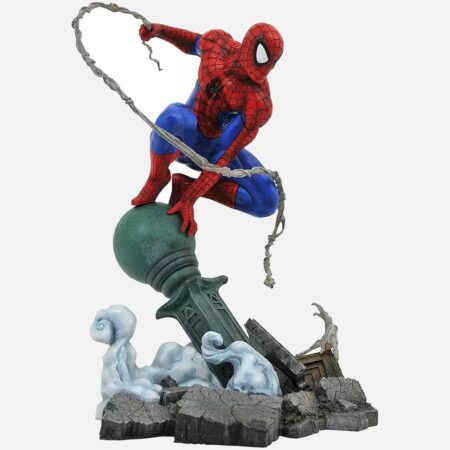 Marvel-Comic-Gallery-Spider-Man-Lamppost-25cm-Pvc-Statue-1 -
