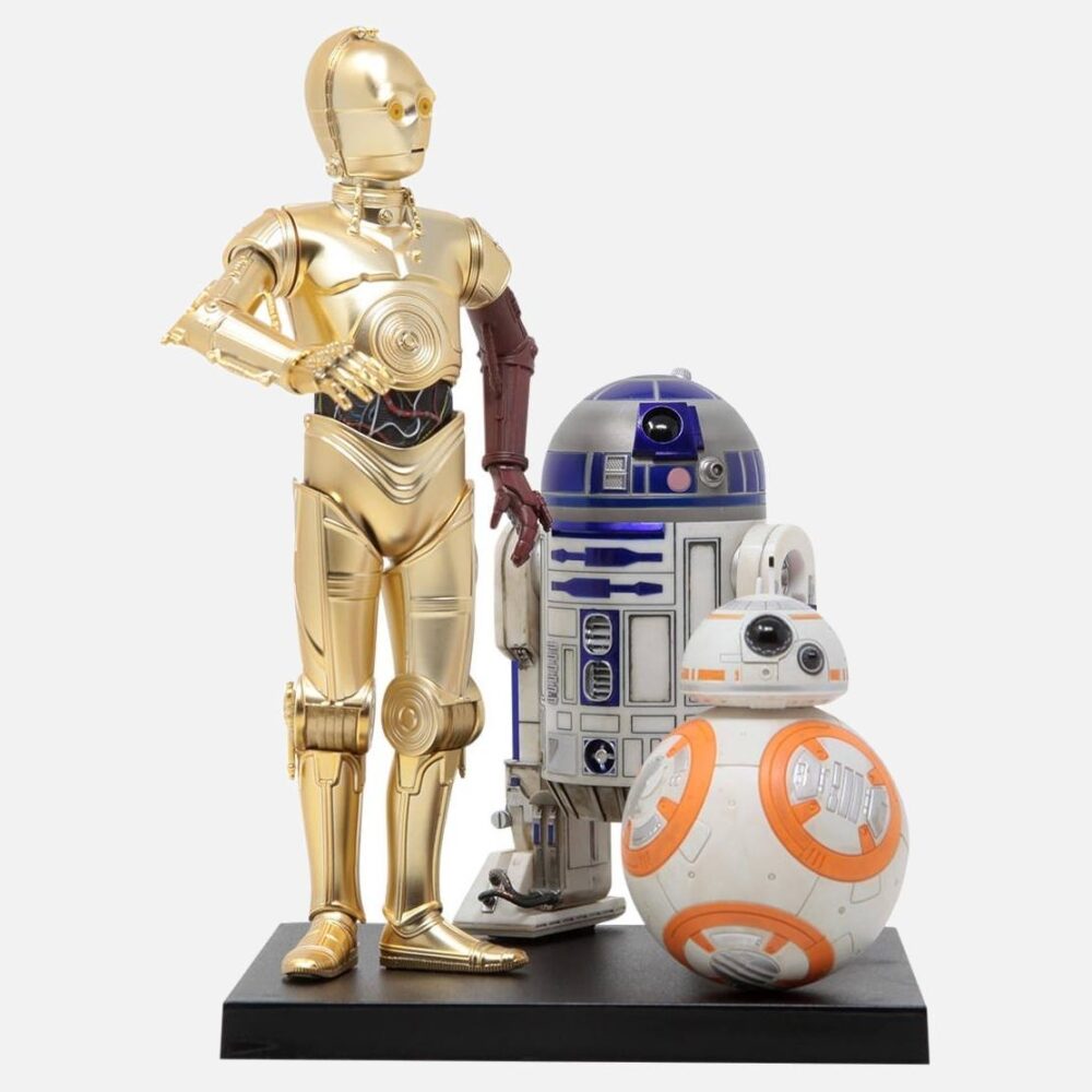 Star-Wars-R2-D2-C-3po-With-Bb-8-Artfx-Kotobukiya-Statue - Kaboom Collectibles