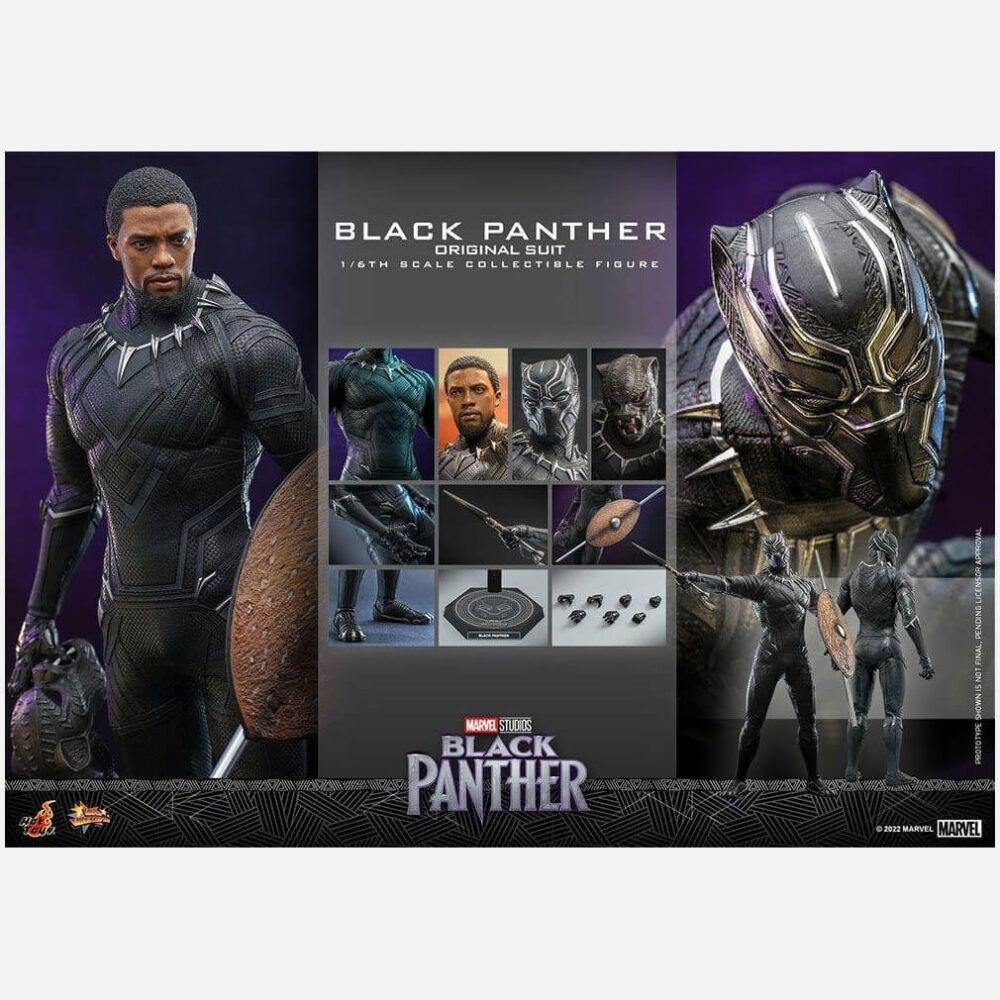 Black-Panther-Hot-Toys-Masterpiece-Black-Panther-Original-Suit-Action-Figure-31cm-2 - Kaboom Collectibles