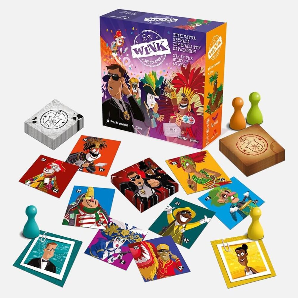 Board-Game-Wink-Epikindyna-Neymata-Sth-Fwlia-Twn-Kataskopwn - Kaboom Collectibles