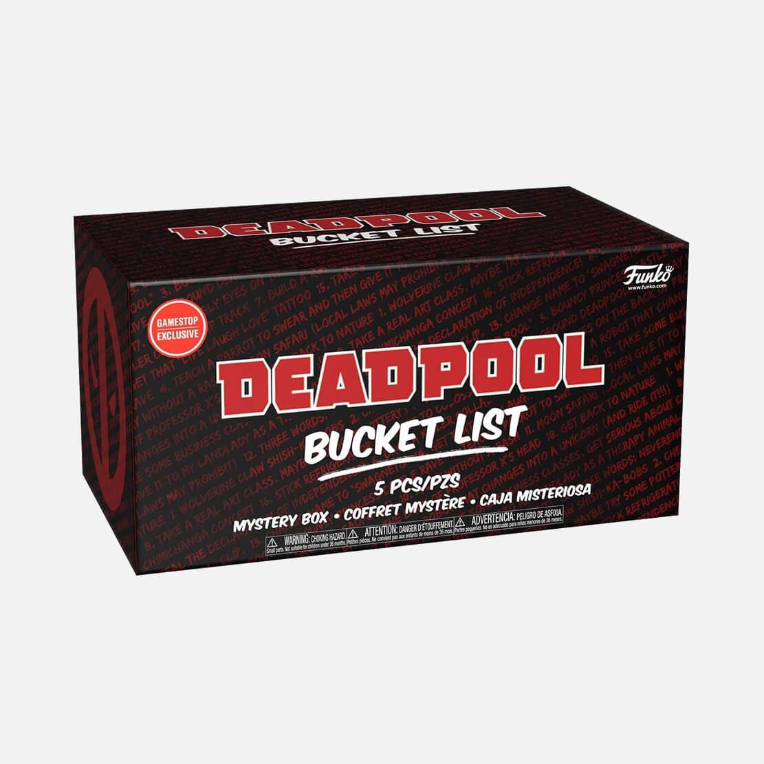 Advertentie Sluiting schrijven Funko Pop! Deadpool Bucket List – 5 Pieces Mystery Box - Kaboom Collectibles